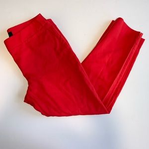 Talbots Red Straight Leg Pants